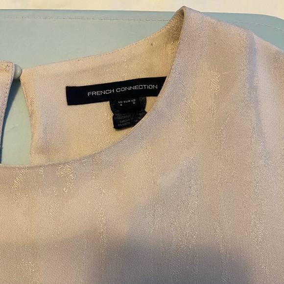 French Connection asymmetrical dress -size 0 - Picture 3 of 4